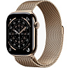 Apple Watch S11 46mm Gold Titanium Milanese Loop S/M AW113-2